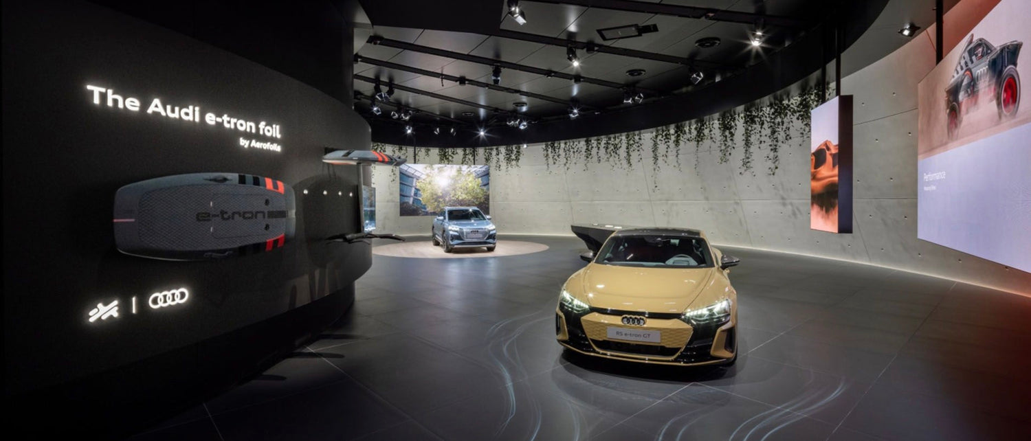 Aerofoils im AUDI „House of Progress“