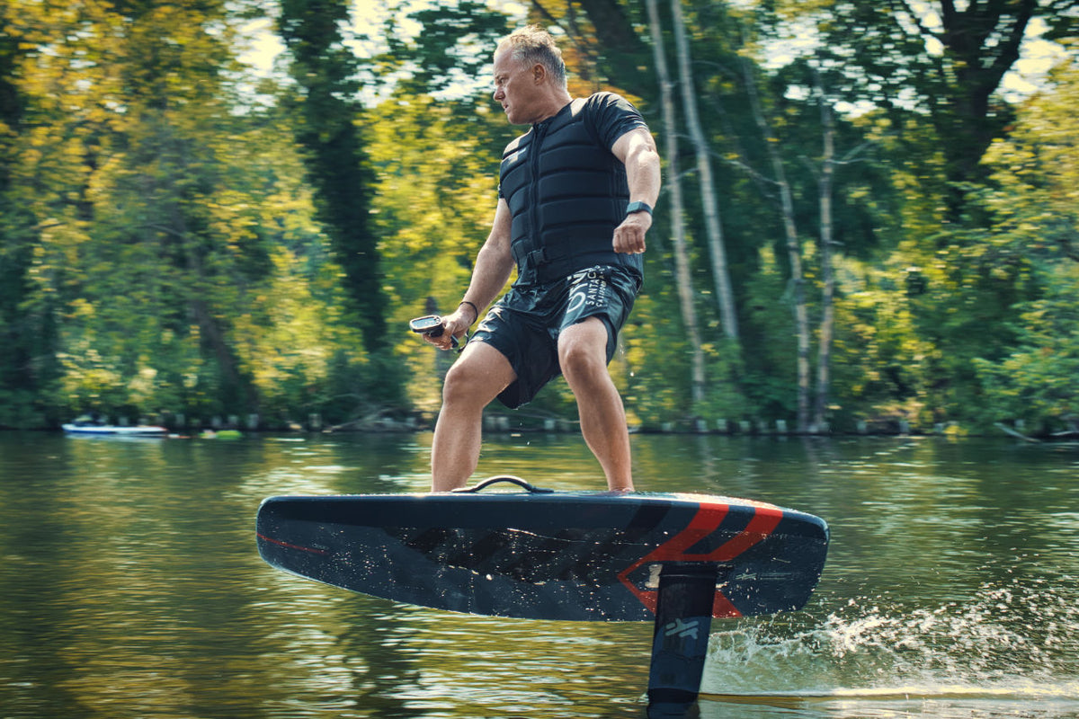 eFoil Berlin: Enhancing the e-Foil Experience with Aerofoils and E-SURFER