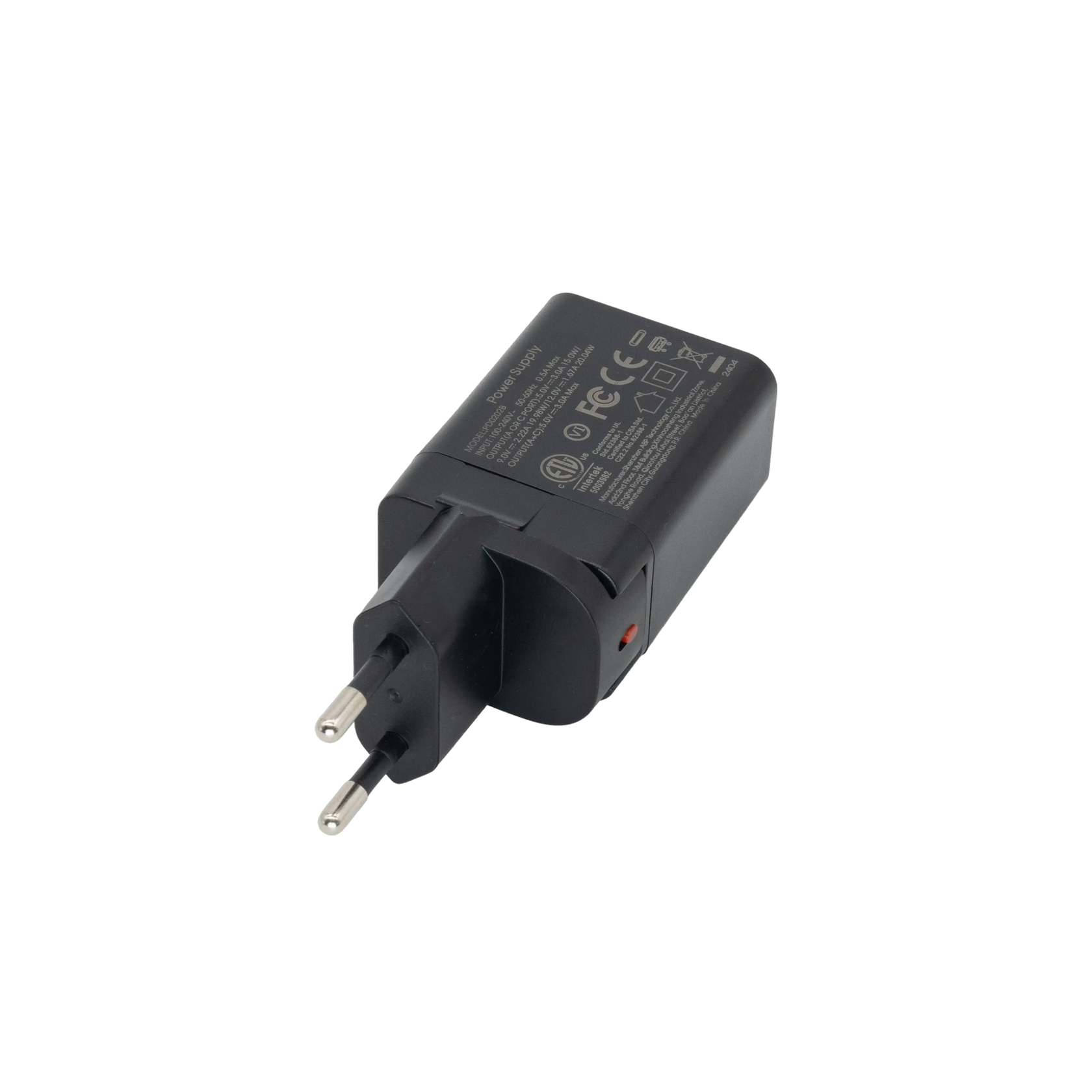 Adaptador de corriente USB-C y USB-A