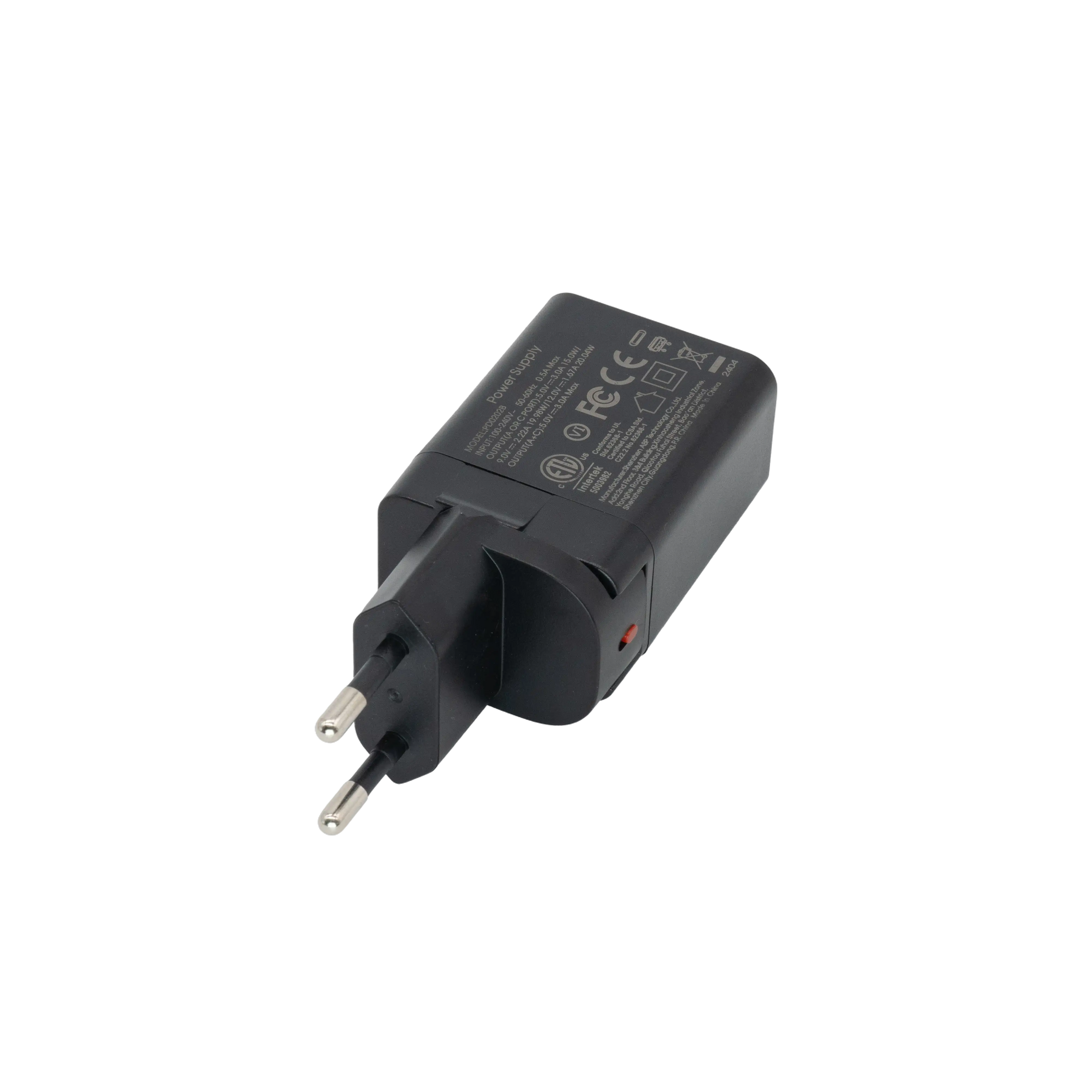Adaptador de corriente USB-C y USB-A