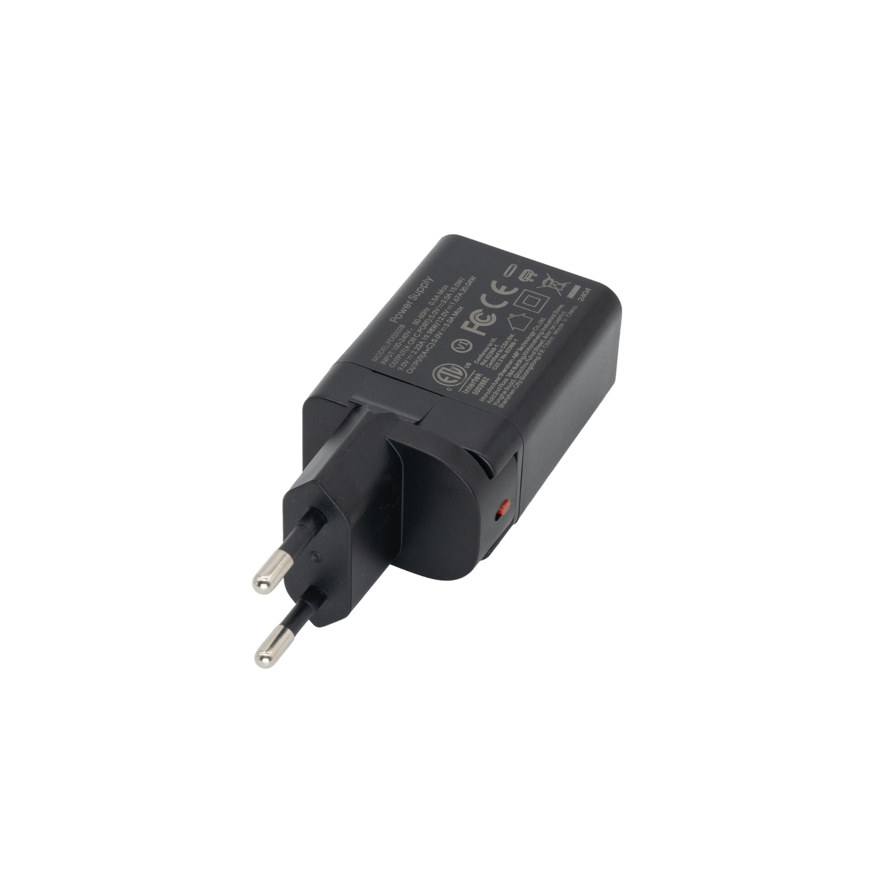 USB-C & USB-A Power Adapter