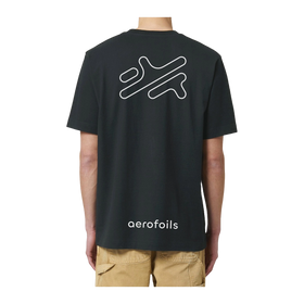 Aerofoils eFoil Logo T-Shirt (Nero)